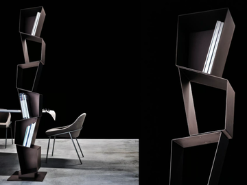 SU - Open metal bookcase by Ronda Design - view 3